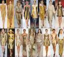 Мода на Золото в весенних коллекциях одежды