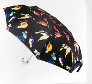 Marc Jacobs к новому год создал яркий зонт с экзотическими птицами