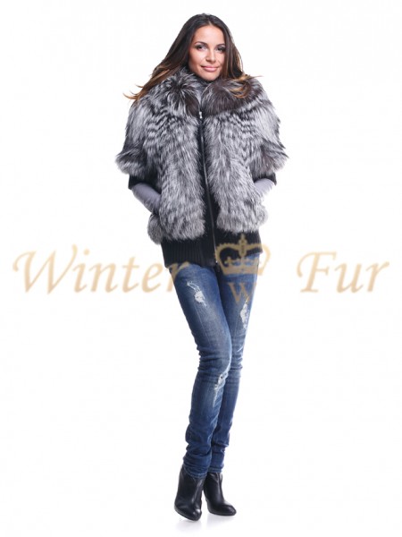 Зимняя меховая женская куртка Киев