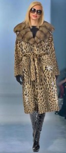 Леопардовое пальто от Marco Varni смотрится великолепно