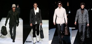 мужское пальто Armani, мужской пиджак от Armani мужской джемпер Versace