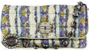 Дамская сумка Lurex Jeweled Shoulder Bag от Miu-Miu.