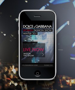 Dolce&Gabbana начинают транслировать свое шоу в онлайне