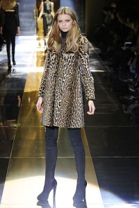 леопардовое пальто Gucci