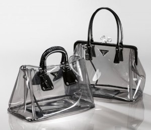 Прозрачные сумочки «Prada» - модный тренд сезона