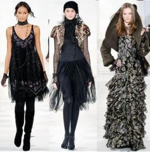 Платья от Ralph Lauren, модные тенденции 2010