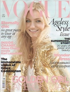 Камерон Диаз станет новой звездой британского журнала «Vogue»