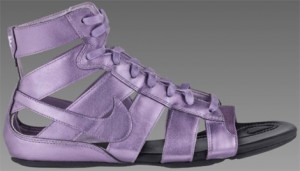 пурпурные сандалии «Nike High Top Gladiator»