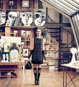 Коко Роша объединяет моду и искусство в каталоге Nordstrom