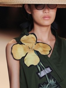 Carolina Herrera, на неделе моды представила цветочный гербарий