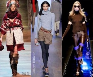Вязаный трикотаж - модный тренд зимы 2010-2011