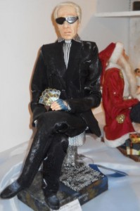 Карл Лагерфельд на Киевской выставке кукол