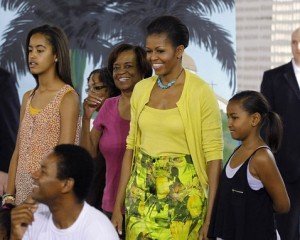 Мишель Обама демонстрирует свой гардероб