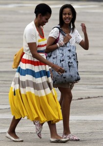 Мишель Обама демонстрирует свой гардероб