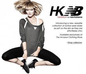 Модель Хайди Клум разработала спортивную одежду  вместе с компанией «New Balance»