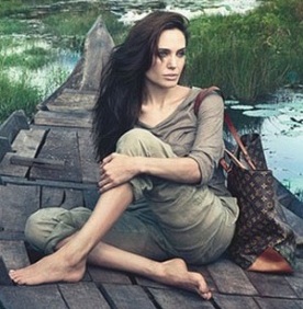 Анджелина Джоли для Louis Vuitton