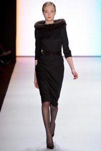 Carolina Herrera осень-зима 2011-2012: простота, элегантность и меха