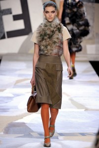 Модные меха Fendi fw 2011-2012