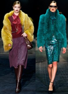 Модные меха Gucci осень-зима 2011-2012