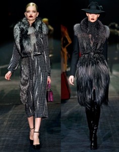 Модные меха Gucci осень-зима 2011-2012