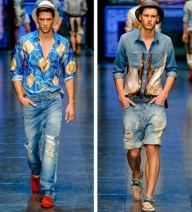 Мужские джинсы - тенденции моды 2012 года