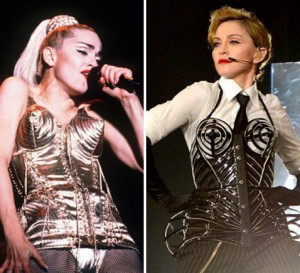 Открытие нового тура Мадонны проходило в корсете от Готье