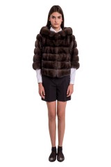 Шуба Fabrizio Ferrario Furs соболь арт. 517. Фото 1