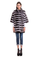 Шуба Fabrizio Ferrario Furs шиншилла MARINA. Фото 1