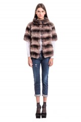 Шуба Fabrizio Ferrario Furs шиншилла арт. 621. Фото 1