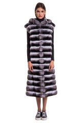Жилет Fabrizio Ferrario Furs шиншилла Арт 710. Фото 1