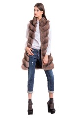 Жилет Fabrizio Ferrario Furs соболь Арт 14M105. Фото 1