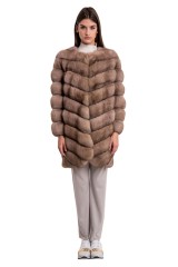 Шуба Fabrizio Ferrario Furs соболь Арт 508. Фото 1