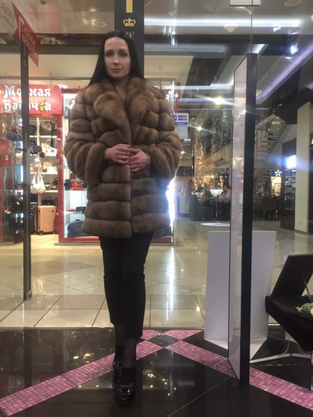 Меховое пальто из соболя Киев