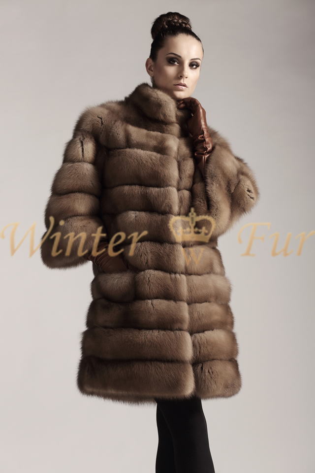 Пошив шубы из меха соболя от меховой фабрики-ателье Winter Fur в Киеве