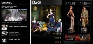 Модные приложения от Ralph Lauren, Dolce&Gabbana, Gucci, Chanel для iPhone