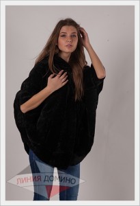 Оригинальное пальто из меха мутона. Цена 7770 грн