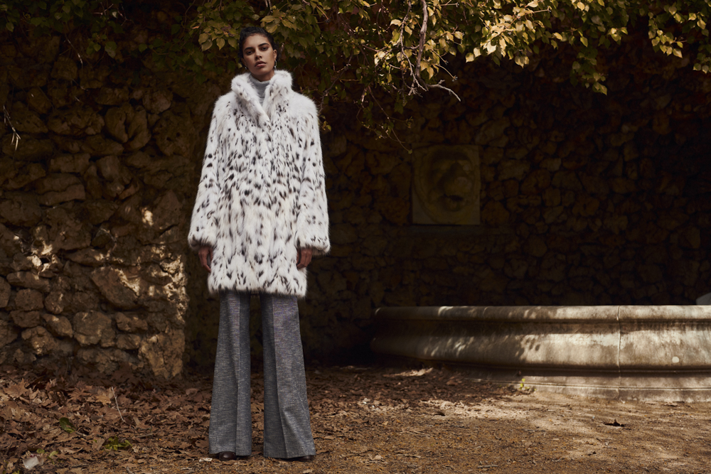Пальто Divine Luxury Furs из рыси из меха NAFA