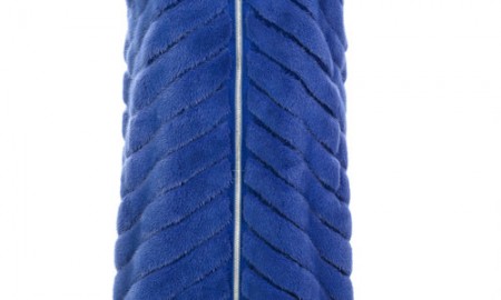 Синий длинный меховой жилет Braschi из меха норки NAFA