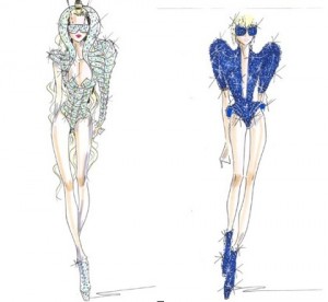 Джорджио Армани шьет костюмы для Леди Гага