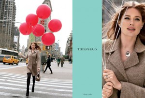 Осенняя кампания Tiffany&Co  в лице Даутцен Крез 