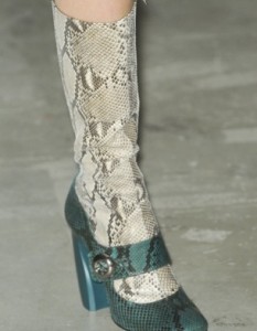 Классическая обувь возвращается в моду. Сапоги осень-зима 2011-2012. Prada