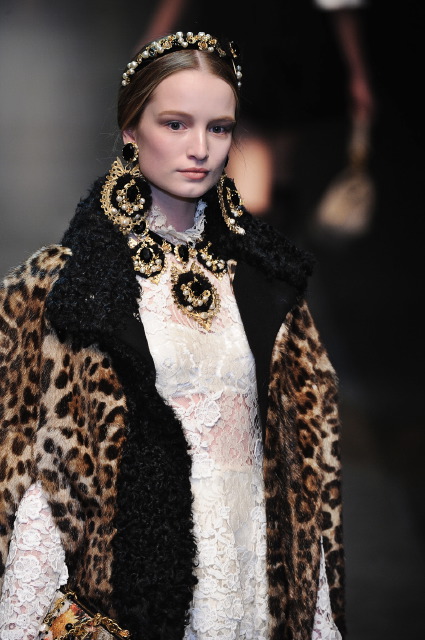 Меховая коллекция Dolce & Gabbana осень 2012 - зима 2013