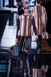 Меховая осення коллекция Fendi на Milan Fashion Week  ready-to-wear 2013