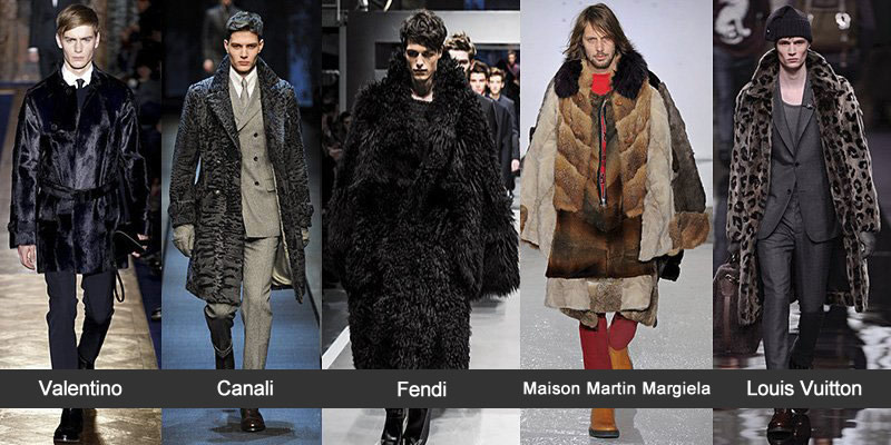 Модные мужские шубы 2014 - Valentino, Canali, Fendi, Maison Martin Margiela, Louis Vuitton