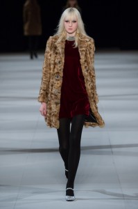 леопардовое пальто от Saint Laurent