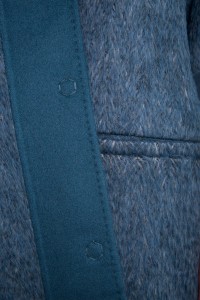 Пальто Manzoni24 кашемир/silver fox арт. 17M110. Фото 5