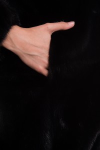 Шуба Antonio Didone норка, чернобурка арт. 3590SF. Фото 4